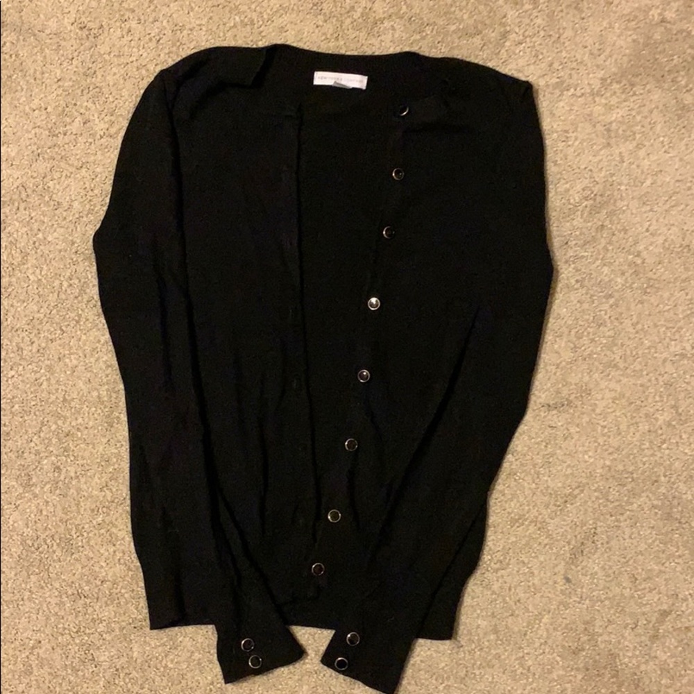 New York & Company Black Cardigan